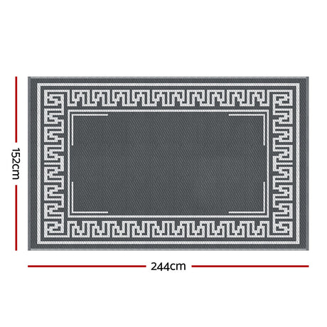 Gardeon Reversible Outdoor Rug - Versatile and Stylish