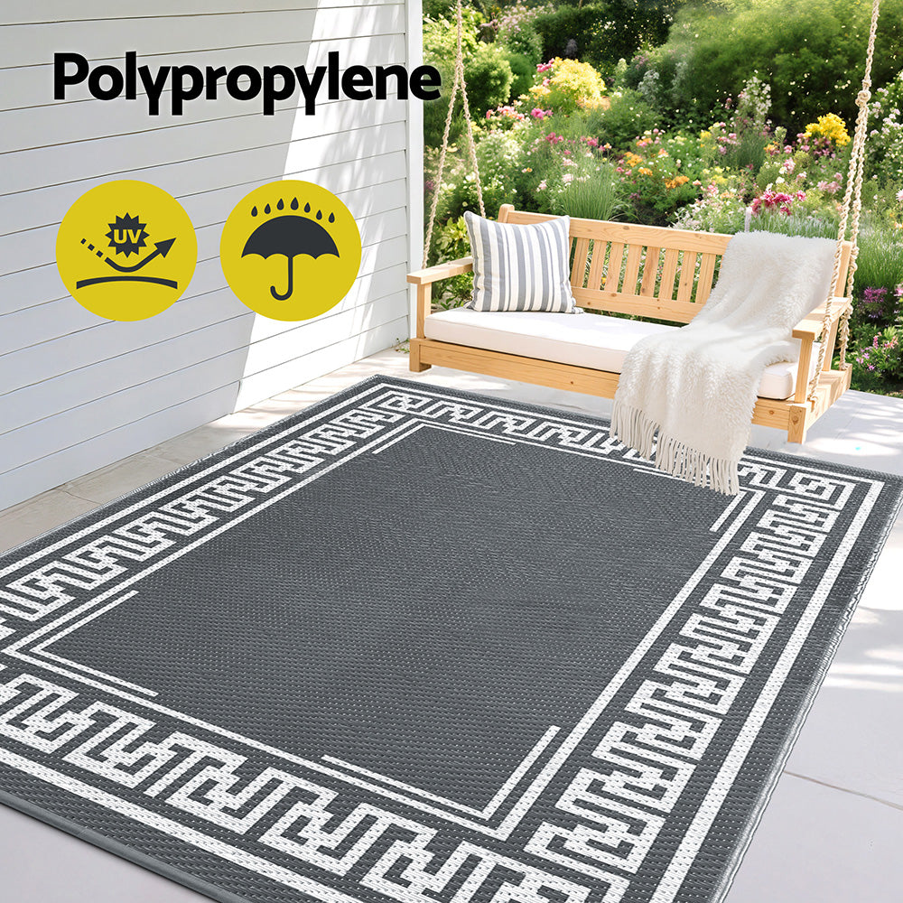 Gardeon Reversible Outdoor Rug - Versatile and Stylish