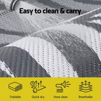 Gardeon 152x244cm Reversible Outdoor Rug