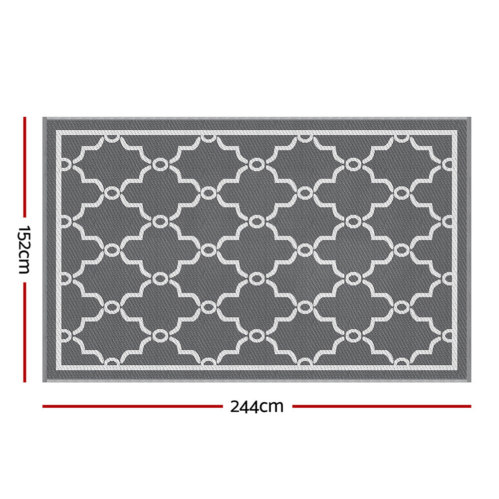 Gardeon 152x244cm Reversible Outdoor Rug
