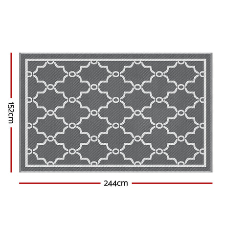 Gardeon 152x244cm Reversible Outdoor Rug