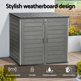 Gardeon 1170L Stylish Lockable Outdoor Storage Box