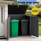 Gardeon 1170L Stylish Lockable Outdoor Storage Box