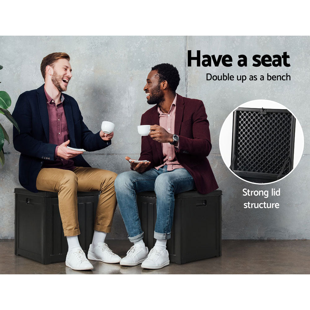 Gardeon 80L Lockable Outdoor Storage Solution