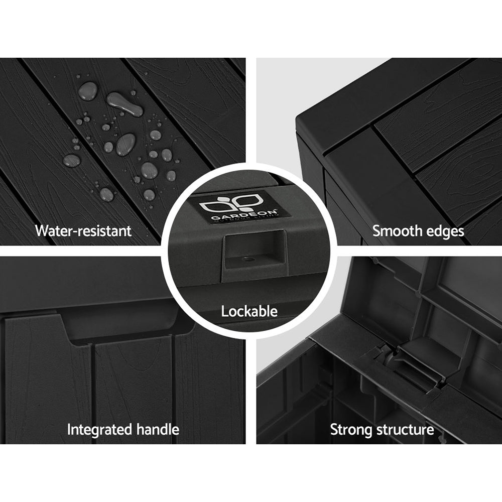 Gardeon 118L Lockable Outdoor Storage Box