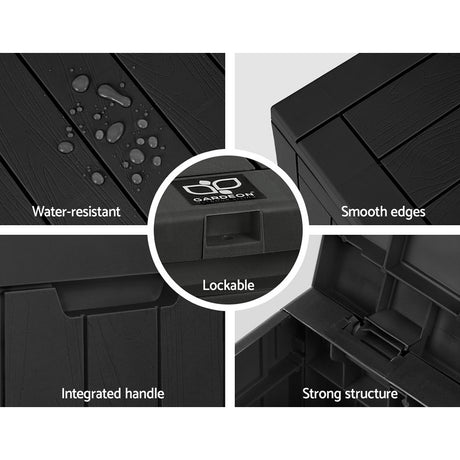 Gardeon 118L Lockable Outdoor Storage Box