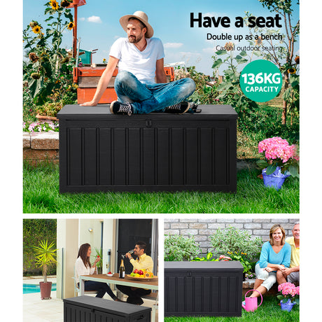 Gardeon 240L Lockable Outdoor Storage Box