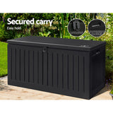 Gardeon 270L Weather-Resistant Outdoor Storage Box Efficient outdoor storage and seating solution.