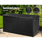 Gardeon 270L Weather-Resistant Outdoor Storage Box  

Efficient outdoor storage and seating solution.
