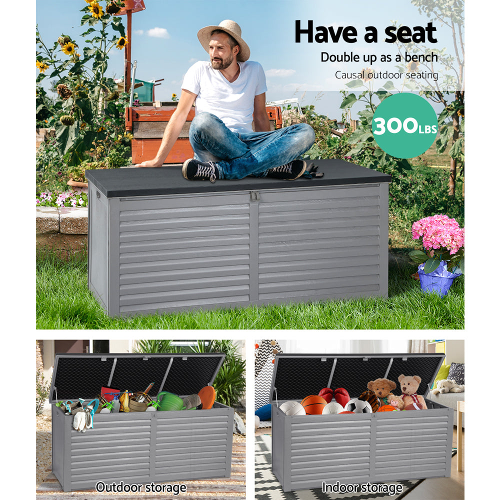Gardeon 490L Weather-Resistant Storage Bench