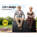 Gardeon 680L Lockable Outdoor Storage Box