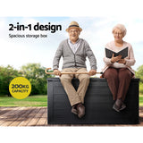 Gardeon 680L Lockable Outdoor Storage Box