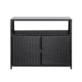 Gardeon 2-in-1 Outdoor Storage Cabinet & Bar Table