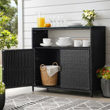 Gardeon 2-in-1 Outdoor Storage Cabinet & Bar Table