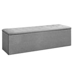 Elegant Upholstered Storage Ottoman Bench