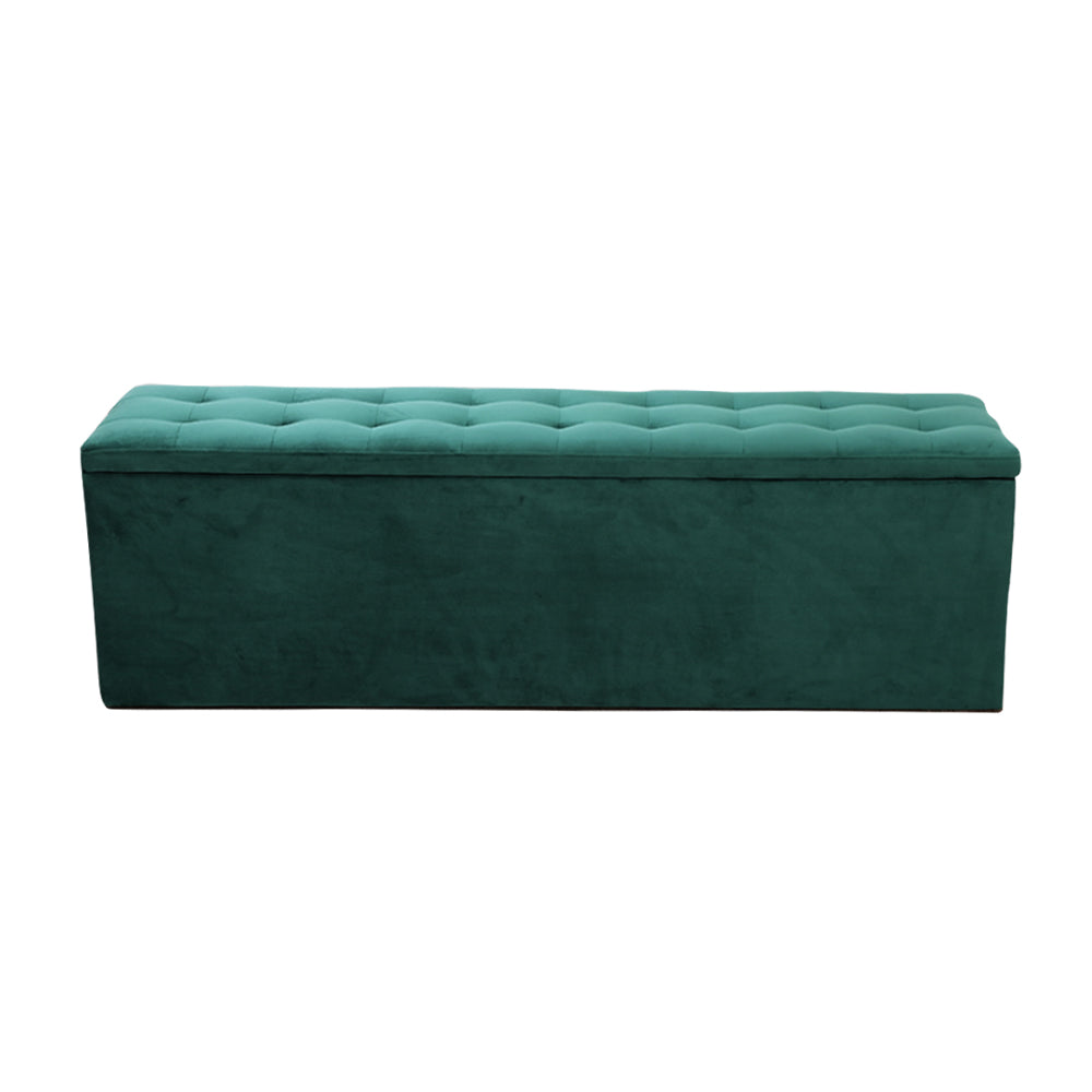 Elegant Upholstered Storage Ottoman Bench
