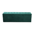 Elegant Upholstered Storage Ottoman Bench