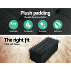 Artiss Charcoal Storage Ottoman Blanket Box