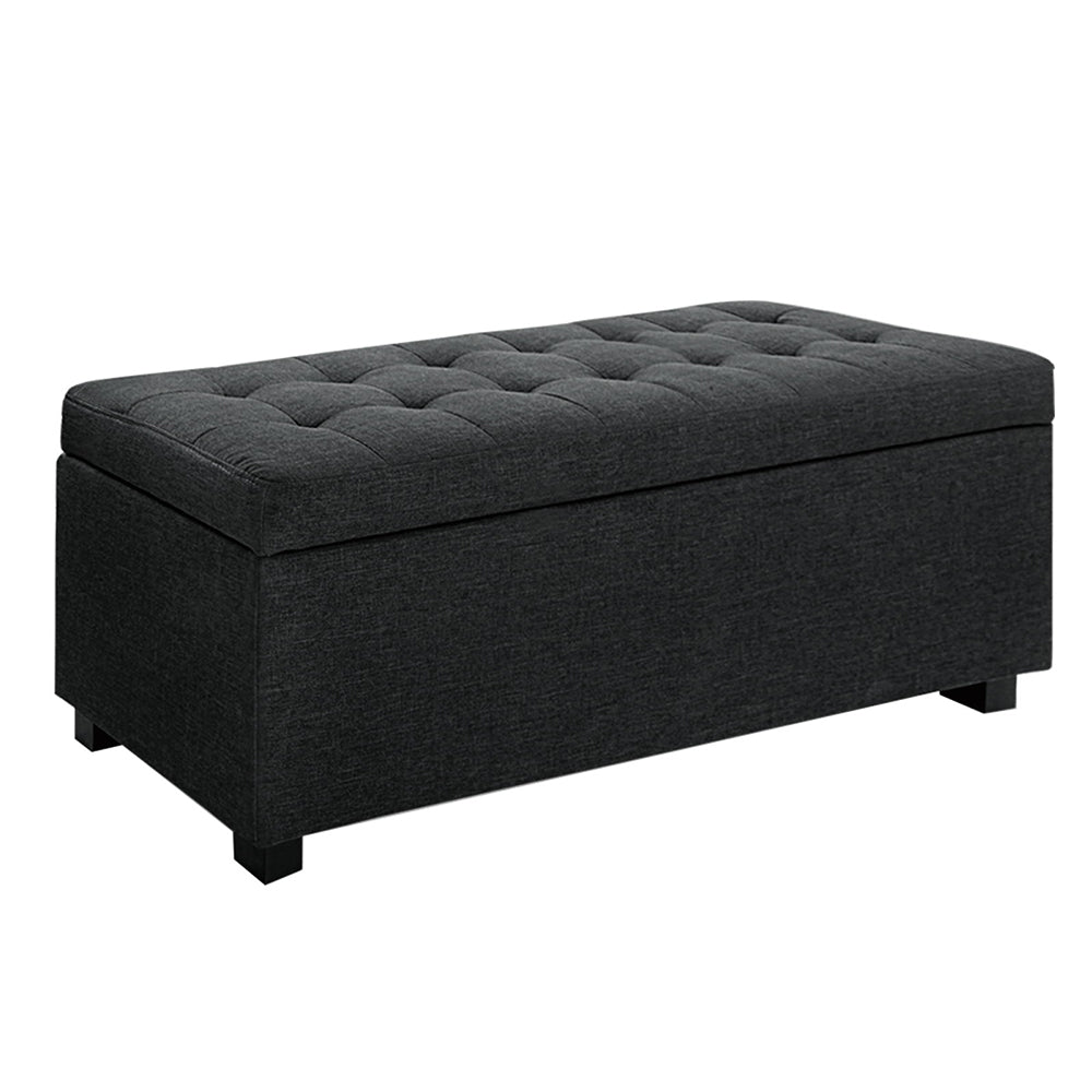 Artiss Charcoal Storage Ottoman Blanket Box
