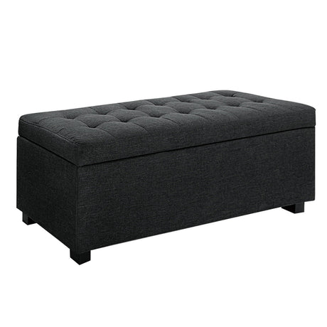 Artiss Charcoal Storage Ottoman Blanket Box