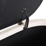 Artiss White Velvet Storage Ottoman