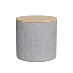Artiss Round Storage Ottoman with Lid