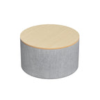 Artiss Round Storage Ottoman with Lid
