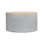 Artiss Round Storage Ottoman with Lid
