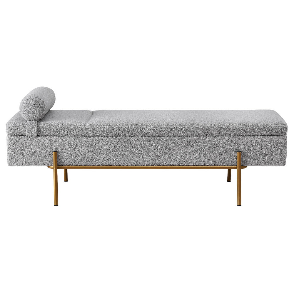 Artiss Modern Boucle Storage Ottoman Bed