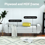 Artiss 140cm Storage Ottoman in Grey