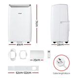 Devanti 14000BTU Portable Air Conditioner & Dehumidifier Fan