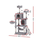 i.Pet Cat Tree Tower Scratching Post Scratcher 161cm Condo House Trees Grey