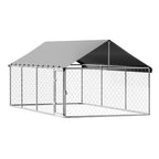 Large Outdoor Pet Kennel XL Enclosure 2Mx4M