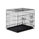24" Three-Door Dog Cage Crate Kennel