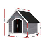 Spacious Weatherproof Wooden Dog Kennel