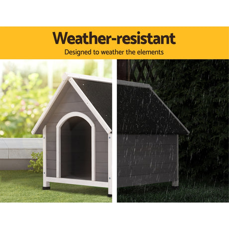 Spacious Weatherproof Wooden Dog Kennel