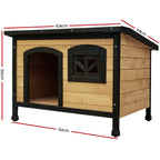 Extra Large Wooden Weatherproof Dog Kennel