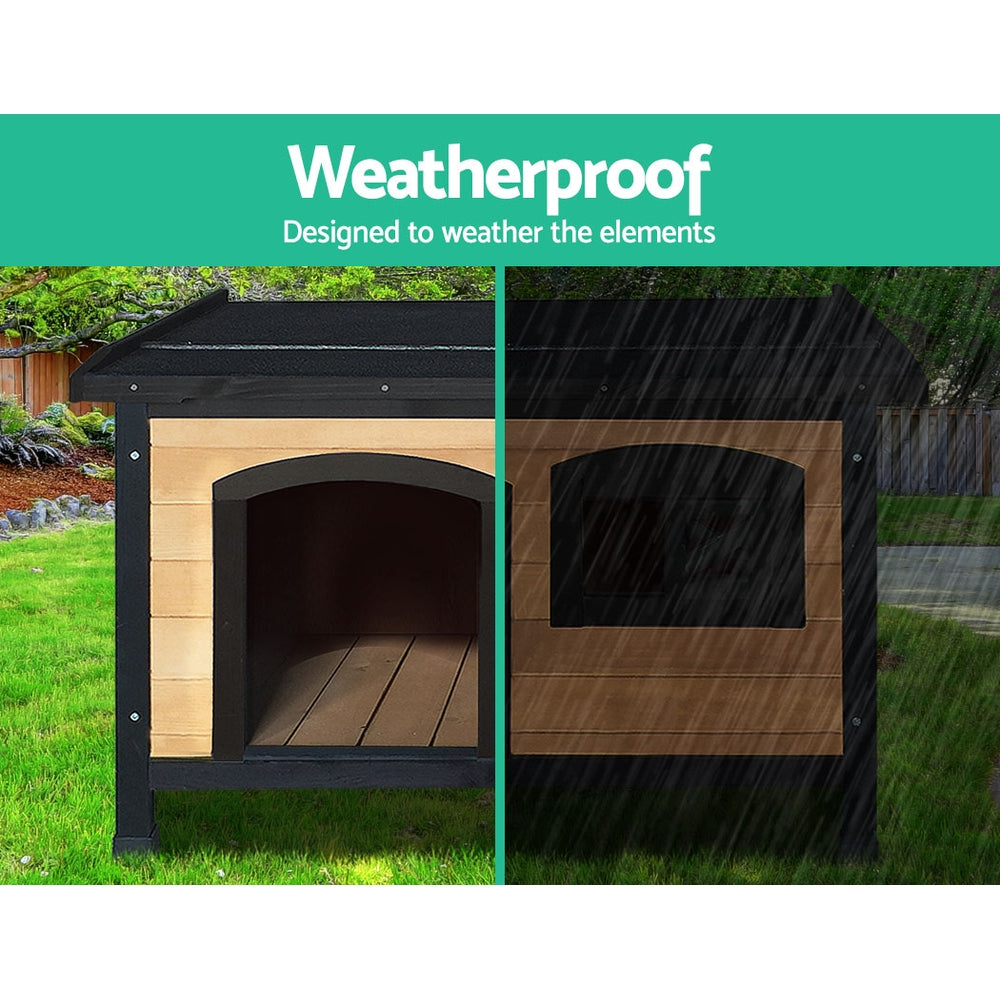 Extra Large Wooden Weatherproof Dog Kennel