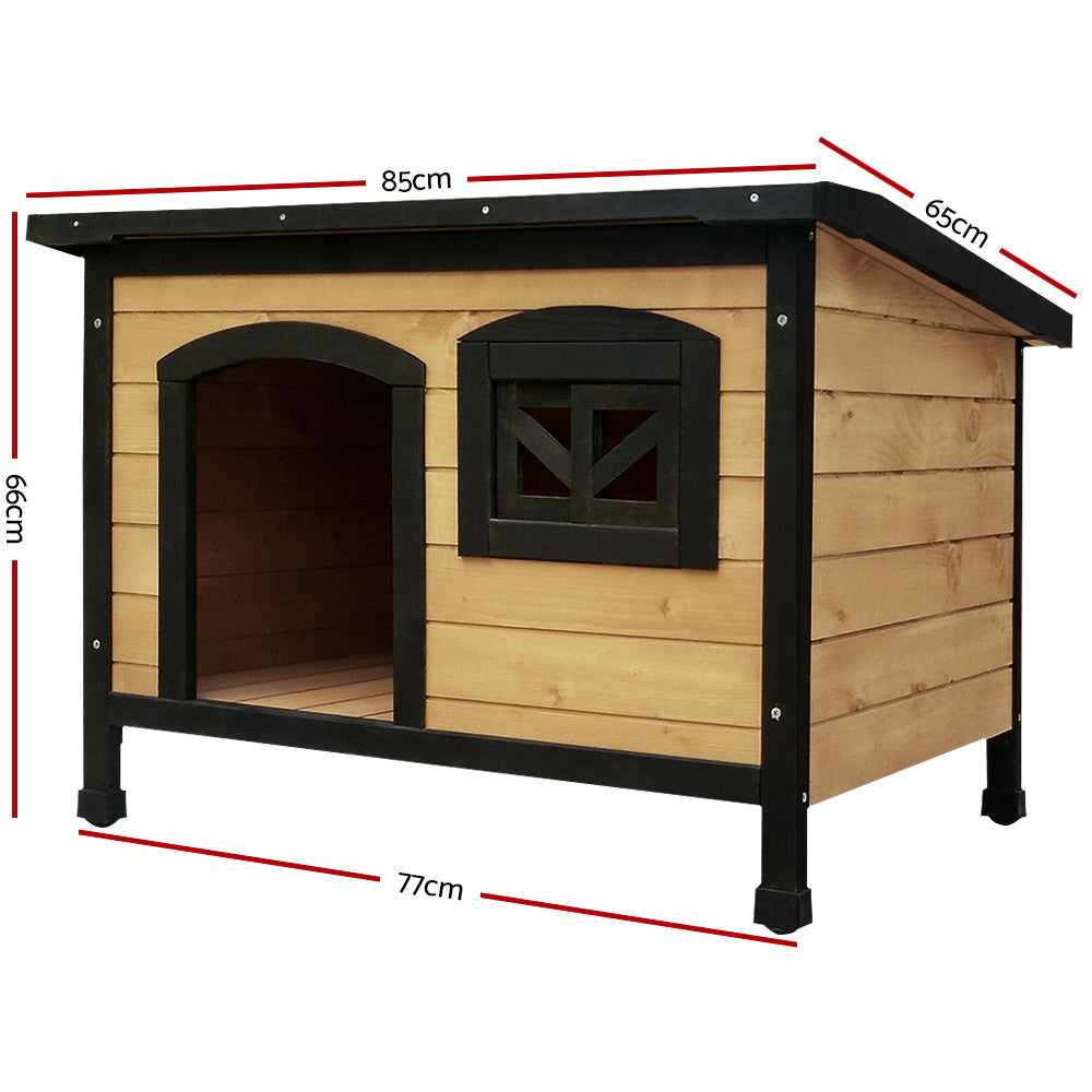 Large Wooden Dog Kennel for Indoor/Outdoor Use