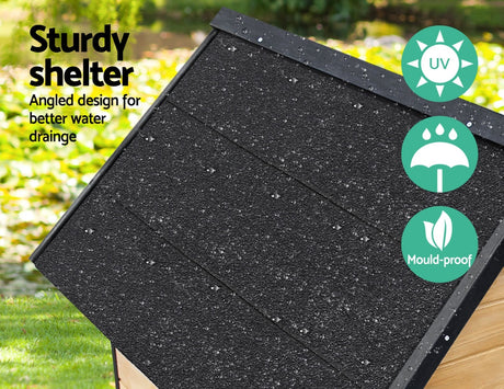 Extra Large Wooden Outdoor Dog Kennel