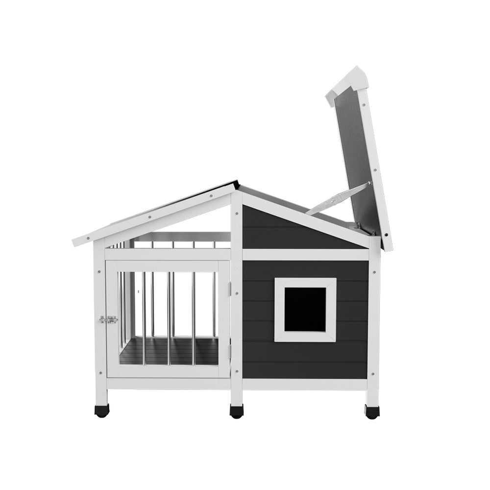 Large Wooden Outdoor Dog Kennel House