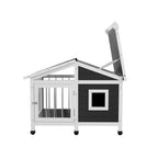 Large Wooden Outdoor Dog Kennel House