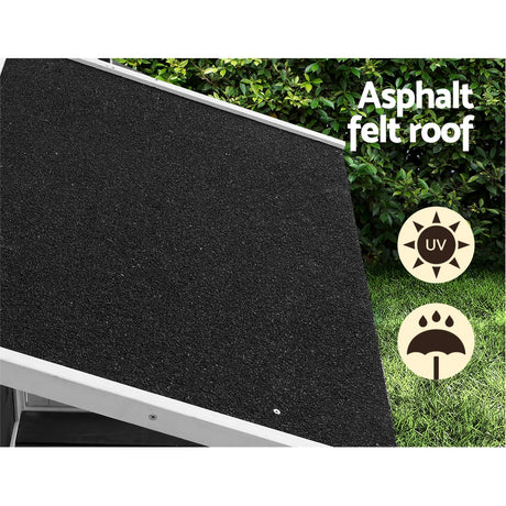 Large Wooden Outdoor Dog Kennel House