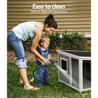 Large Wooden Outdoor Dog Kennel House