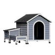 Large Outdoor Wooden Dog Kennel House
