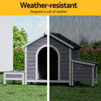 Large Outdoor Wooden Dog Kennel House