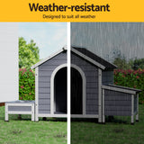 Large Outdoor Wooden Dog Kennel House