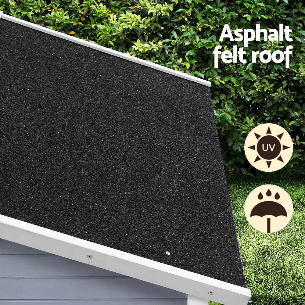 Large Outdoor Wooden Dog Kennel House