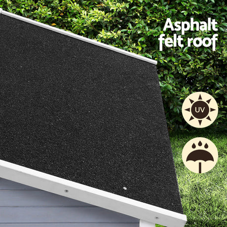 Large Outdoor Wooden Dog Kennel House