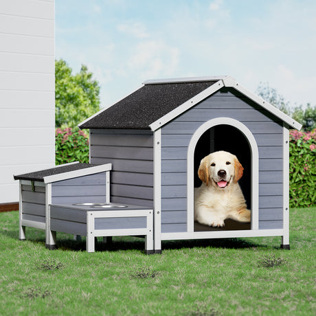 Large Outdoor Wooden Dog Kennel House